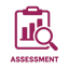 icon of assessment color 921360