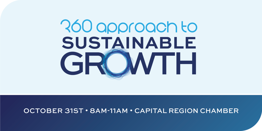 360 approach to sustainable growth, october 31st 8am-11am, capital region chamber
