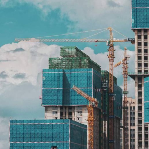buildings under construction