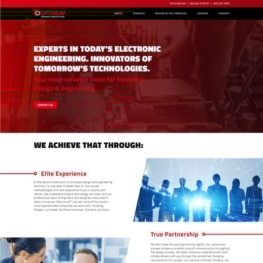 Optimum Design Associates website
