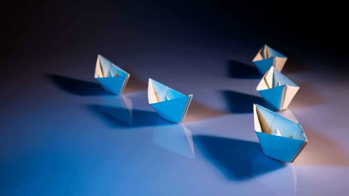 paper boats